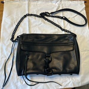 Rebecca Minkoff M.A.C. Black Leather Crossbody Bag
